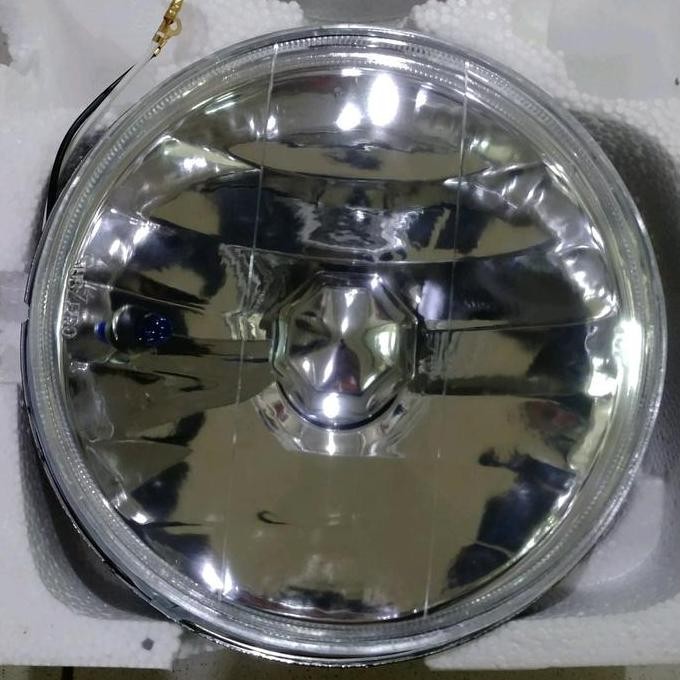 Headlamp Lampu Besar Depan Bulat 7 Inchi Cristal Kristal H4