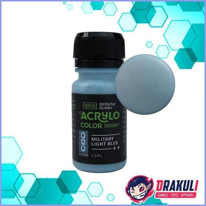 

READY ACRYLO COLOR PAINT FOR MODEL KIT - MILITARY LIGHT BLUE C60 TERLARIS