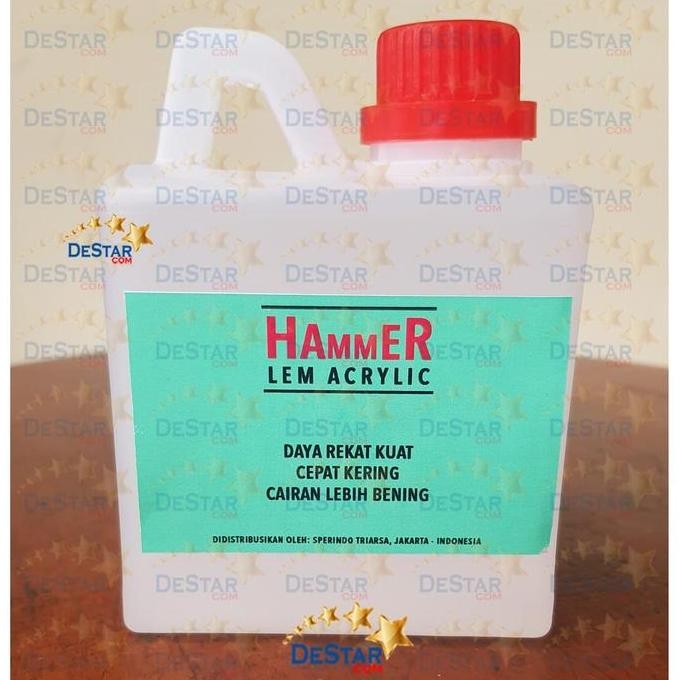 Promo LEM AKRILIK ACRYLIC GLUE HAMMER 500 ML COD