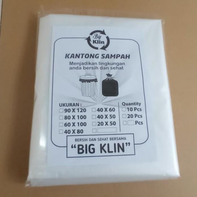 Kualitas Kantong Plastik Pe Bening  Besar Transparan Ukuran 60X100 Cm 12 Pcs