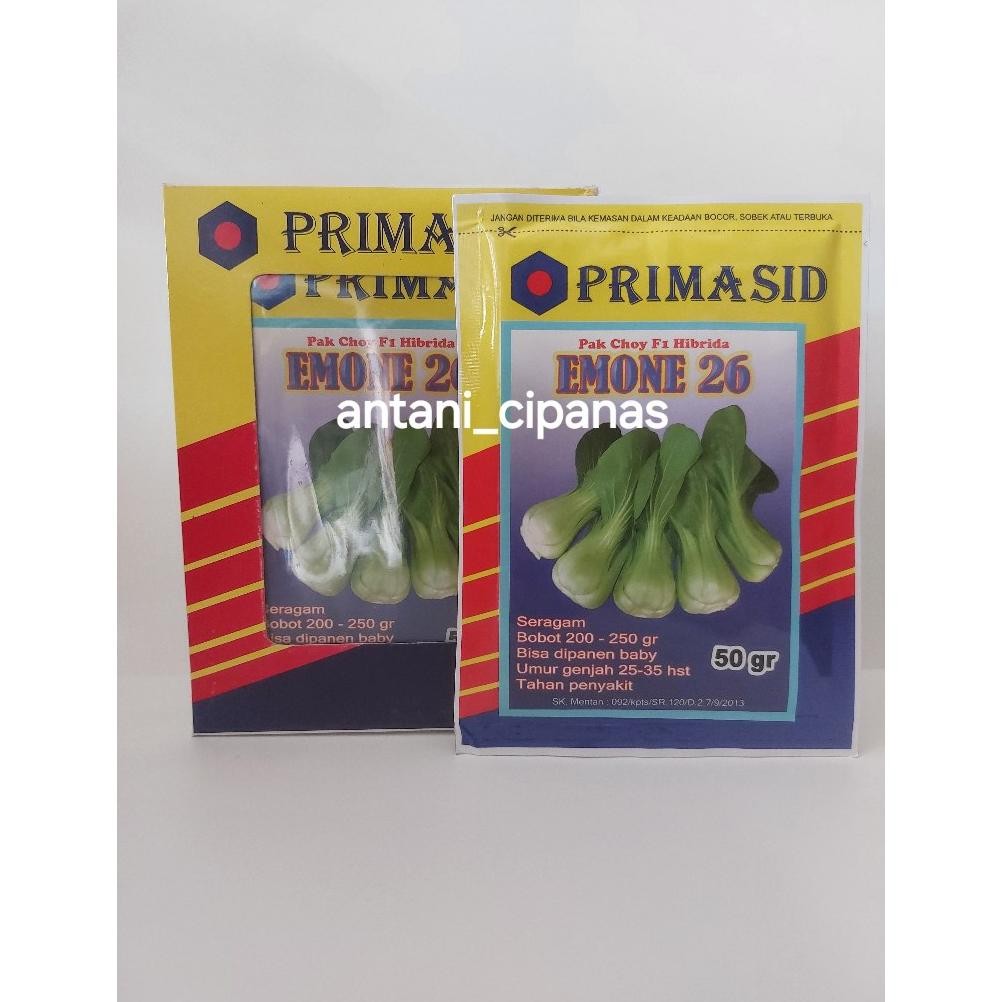 TERMURAH Benih Pakcoy EMONE 26 50GR Primasid Pakchoy Siap kirim