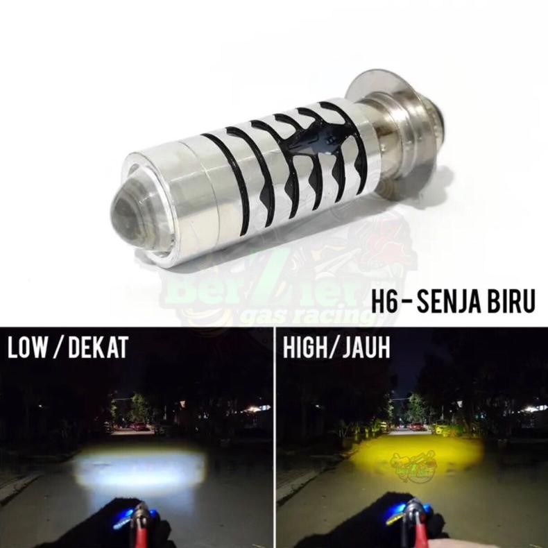 ''Terlaris" Lampu Led Motor 2 Warna | Led Motor Universal | Bohlam Led Motor High Loo Murah