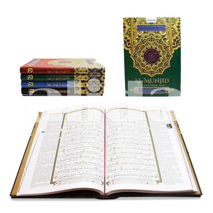 Al-Quran JUMBO AL-MUNJID Terjemah Latin Alquran Tajwid Lansia Almunjid