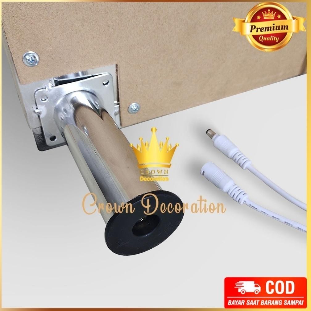 1 Set Lampu Kaca Panggung Akrilik Lantai Kaca Tempered Glass Led Starlit Dance Wedding Floor