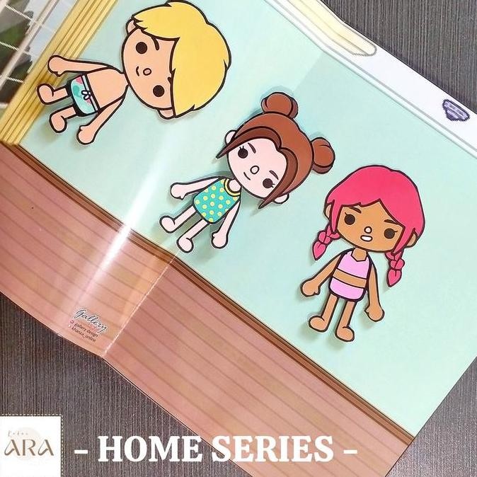 Toca Boca Paper House Busy Book Toca Boca Life World HOME SERIES