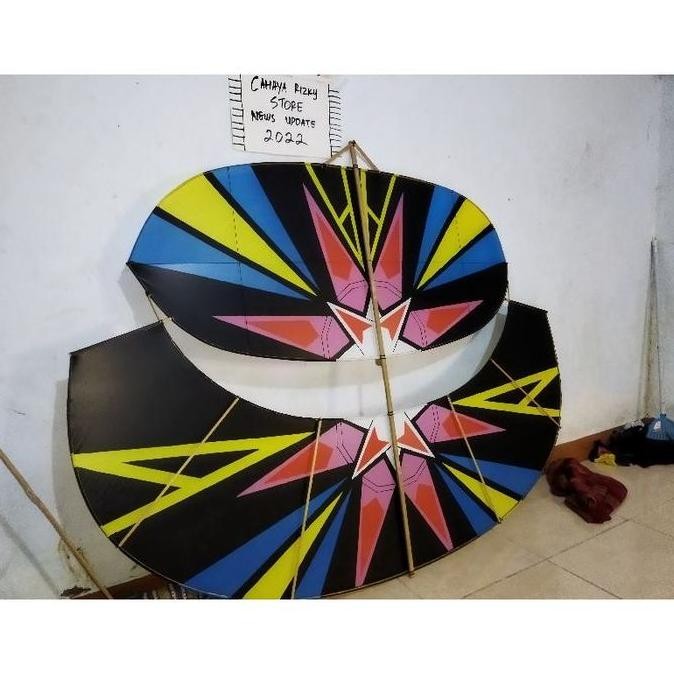 Layangan Gapangan Pegon lodoyo 1,5 meter HANYA RANGA RAKIT SENDIRI