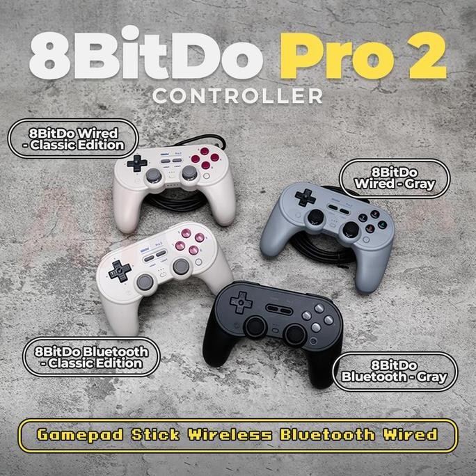 8Bitdo Pro 2 Controller Gamepad Stick Wireless Bluetooth Wired Allshop