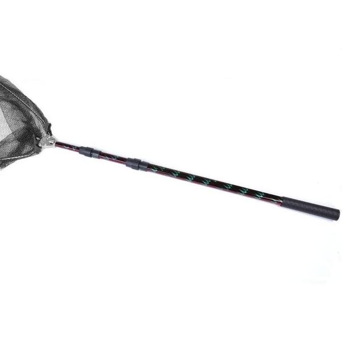 serokan ikan lipat besar serok jaring panjang telescopic aluminium