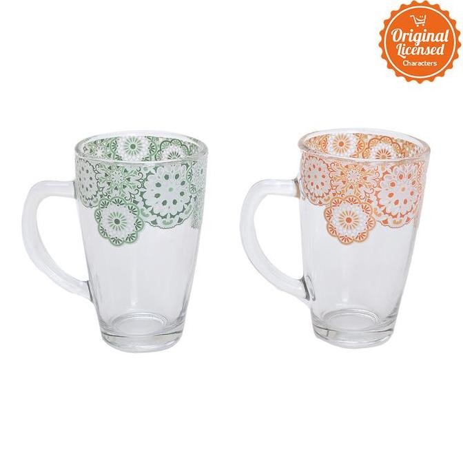 Gelas Brighton Glass Mug Set isi 2 pcs