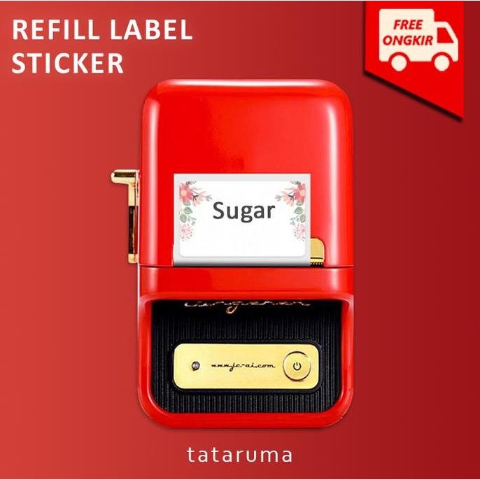 

Label - Label Refill Sticker Thermal Printer Abe Size 4X2Cm Allshop