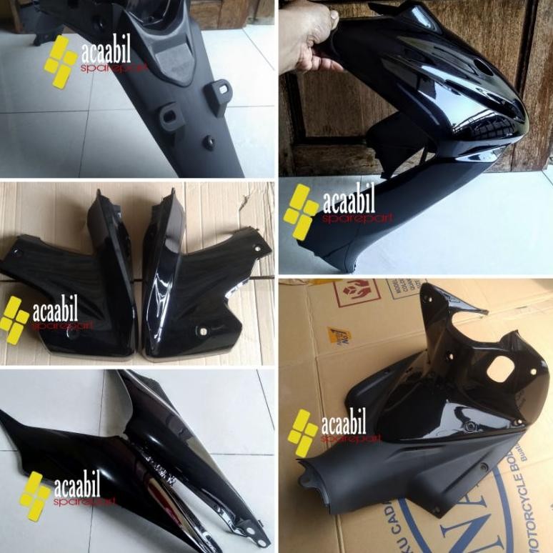 Bisa Cod Cover Body Tameng Depan Tengah Samping Revo Absolute / Revo Dx Hitam Wwr-76