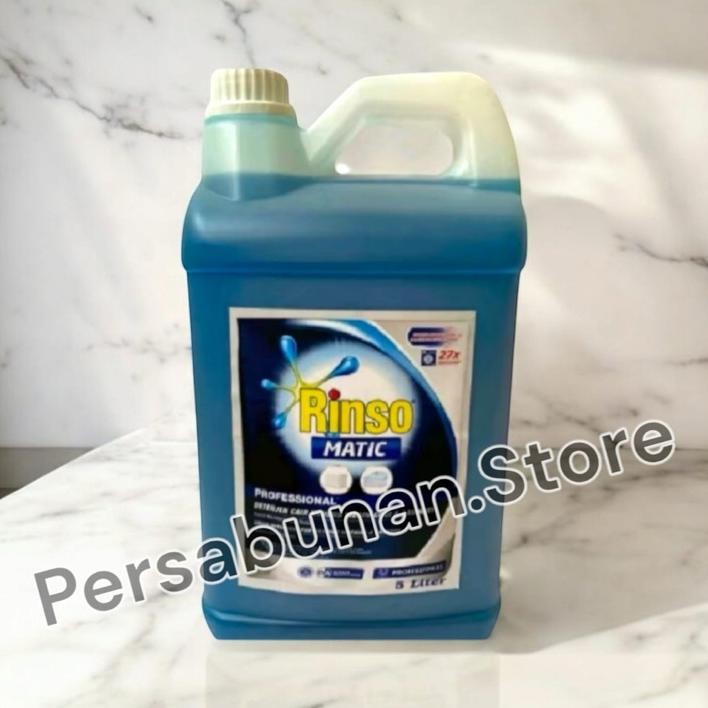 Deterjen Cair Rinso Matic 5 Liter No Label Ekonomis