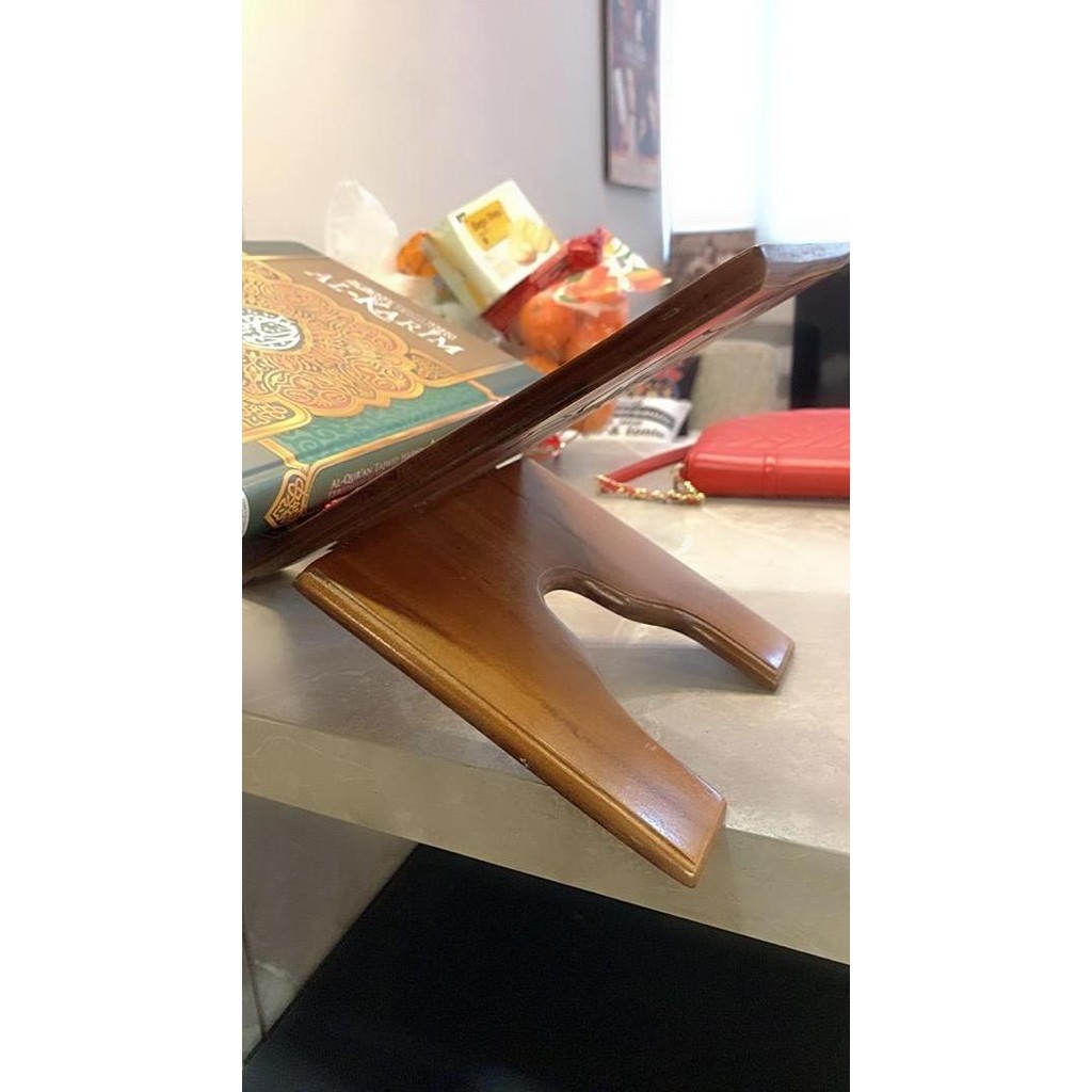 rekal alquran 20cm jumbo tatakan dudukan quran ukuran besar rekal al quran tatakan al quran dudukan 