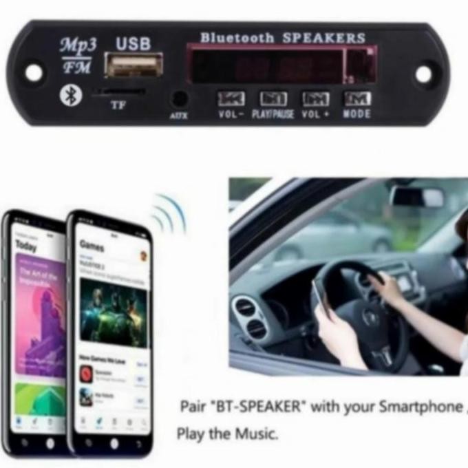 Promo TAPE MOBIL BLUETOOTH TEP MOBIL USB AUDIO MP3 Player FM Radio modul COD