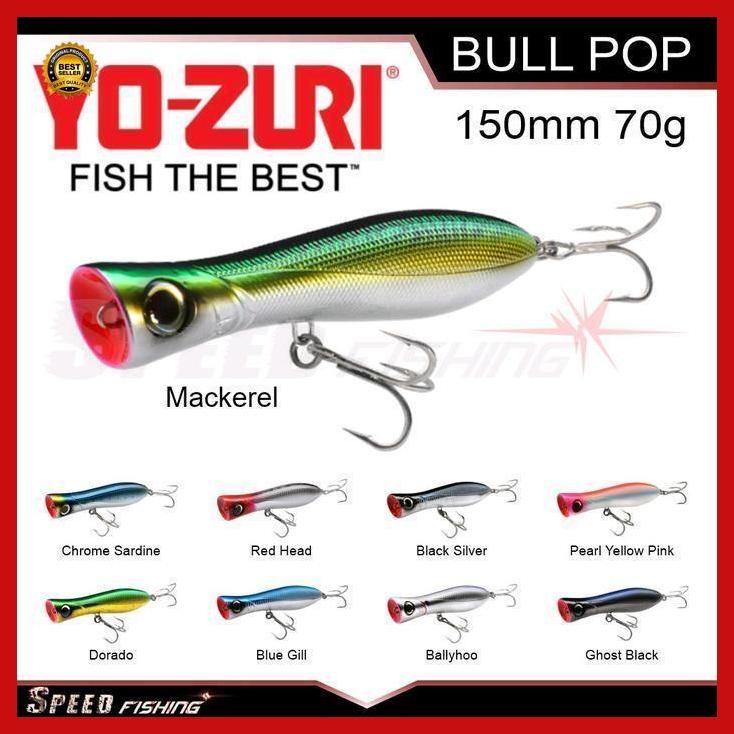 "Cod" - Lure Yo-Zuri Bull Pop R1154 150Mm 70G Floating Popper Bestseller