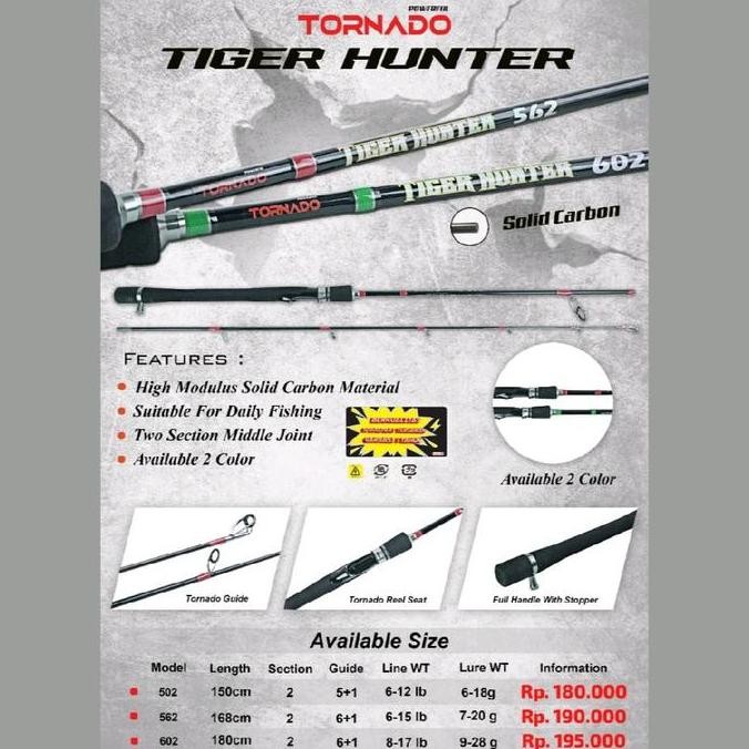 JORAN SPINNING TORNADO TIGER HUNTER 502 562 602 | JORAN GALATAMA