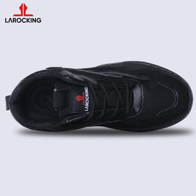 Larocking - Verve Hitam | Sepatu Sneakers Casual Gym