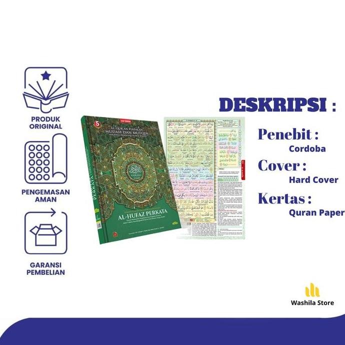 Al Quran AL HUFAZ PER KATA A4 Hafalan Mudah dan Mutqin Plus Terjemah