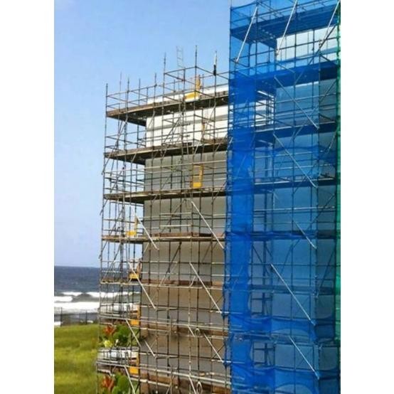 jaring waring biru polynet ukuran 1,3 meter x 10 meter / jaring polynet projek / jaring polynet tana