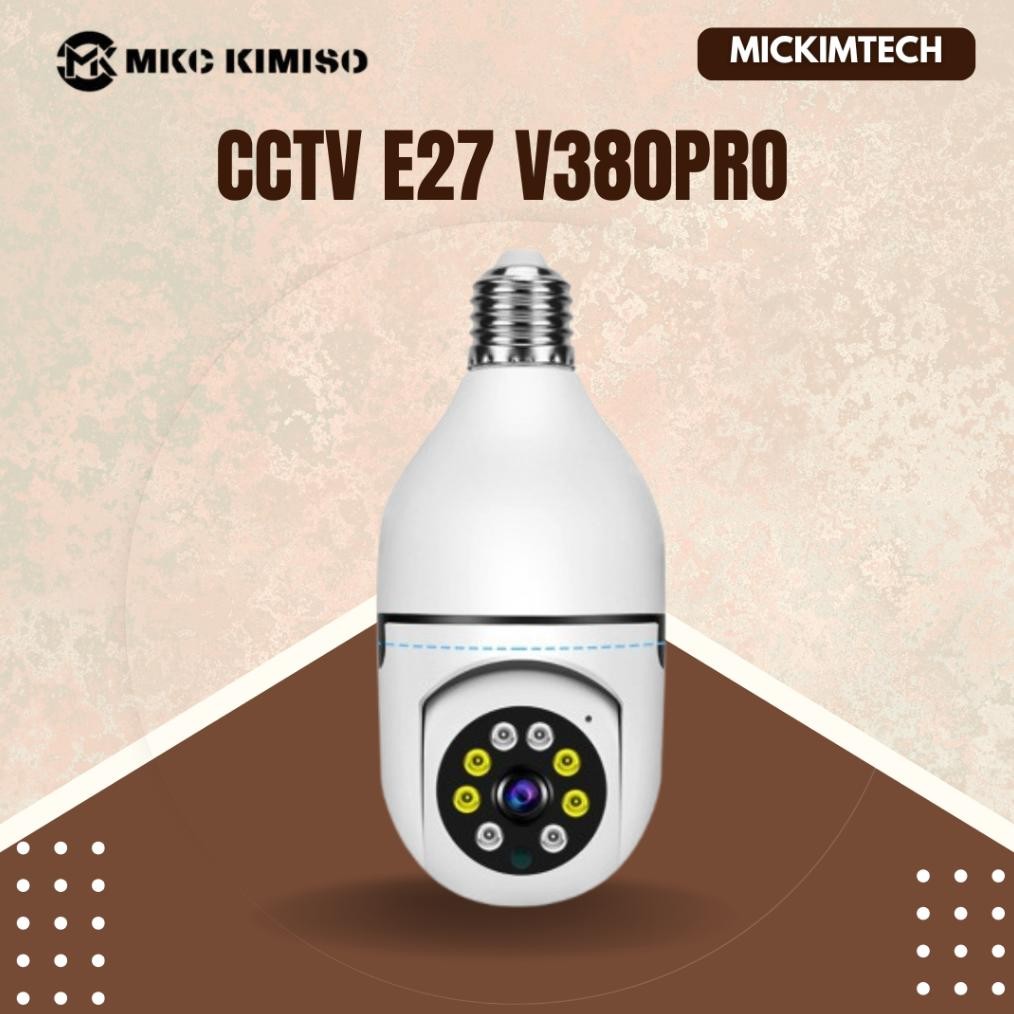 Cctv E27 Wireless Smart Camera // Cctv Lampu 360' Wireless Ip Camera