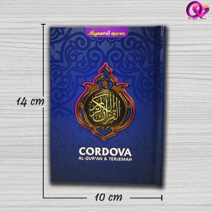 AL QURAN TILAWAH -TERJEMAH QURAN SAKU -CORDOVA A6 HC navy ORIGINAL