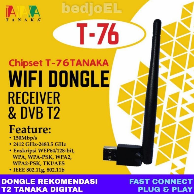 ''Terlaris" Usb Wifi Dongle Tanaka (Cocok Untuk Stb T2 Tanaka) Murah