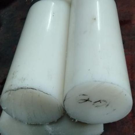 nylon as rod putih 25mm x 1 mtr ( nylon pe batangan)