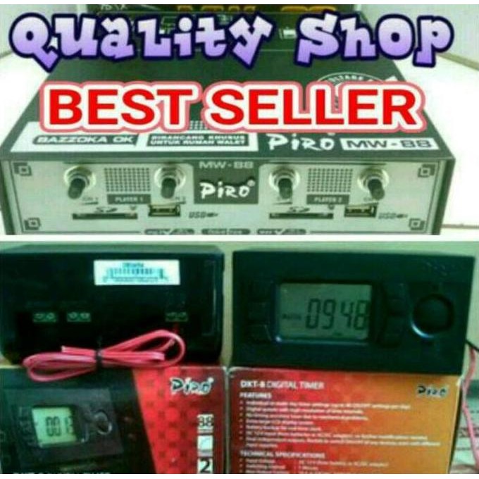 TERMURAH - piro mw-88 + Timer digital piro