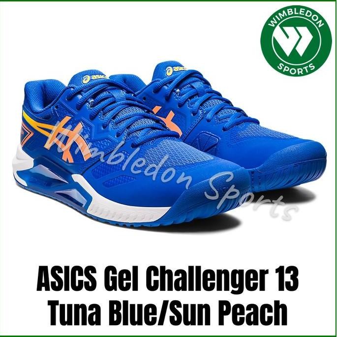 Terbaik Sepatu Asics Gel Challenger 13 Tuna Blue / Sepatu Tenis Asics 100% Ori