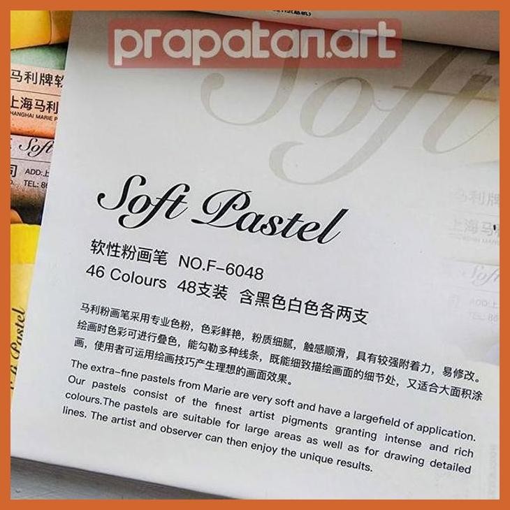 

(ATK) MARIES SOFT PASTEL F-6012~6048 | PASTEL HALUS ALAT TULIS LUKIS SEKOLAH KULIAH GAMBAR KANTOR