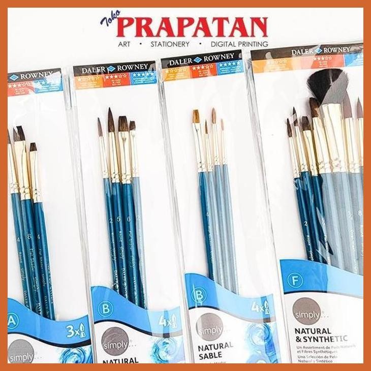 

(ATK) KUAS DALER ROWNEY NATURAL SABLE PAINT BRUSH SET ALAT TULIS LUKIS SEKOLAH KULIAH GAMBAR KANTOR