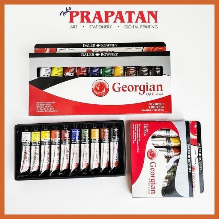 

(ATK) DALER ROWNEY GEORGIAN OIL COLOR SET | CAT MINYAK ALAT TULIS LUKIS SEKOLAH KULIAH GAMBAR KANTOR