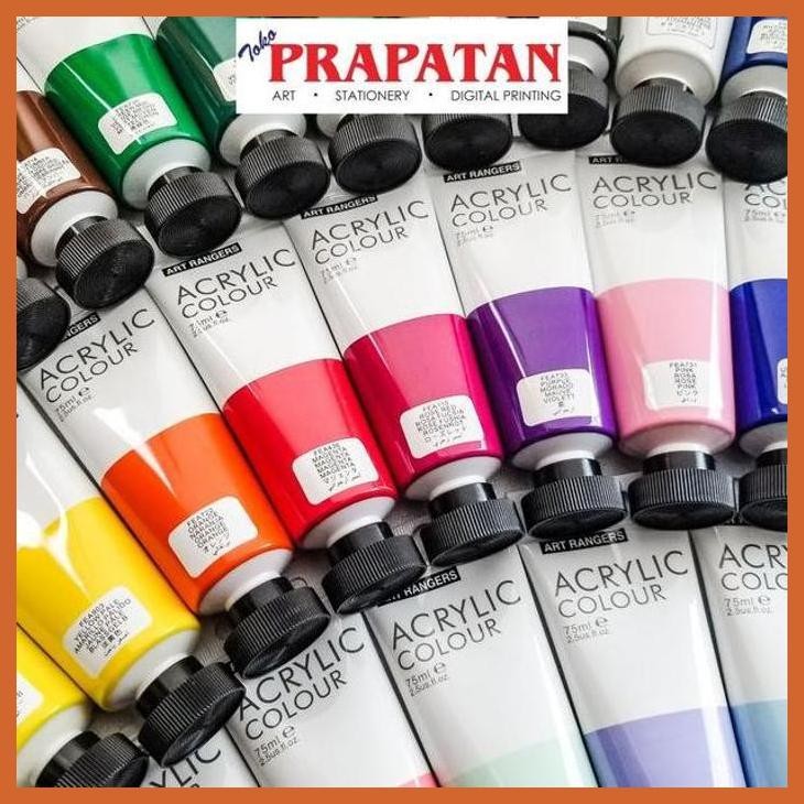 

(ATK) ART RANGERS ACRYLIC PAINT NEON PASTEL 75ML / CAT AKRILIK ALAT TULIS LUKIS SEKOLAH KULIAH GAMBAR KANTOR