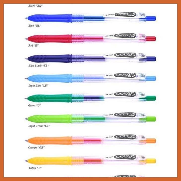 

(ATK) ZEBRA KOKORO GEL PEN SUPER FINE 0.5MM | PENA JEL | PULPEN ALAT TULIS LUKIS SEKOLAH KULIAH GAMBAR KANTOR