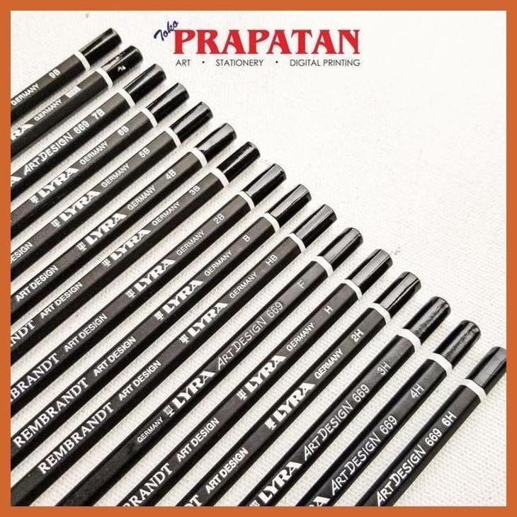 

(ATK) LYRA REMBRANDT ART DESIGN 669 GRAPHITE PENCILS ALAT TULIS LUKIS SEKOLAH KULIAH GAMBAR KANTOR