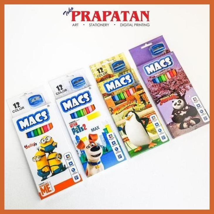 

(ATK) PENSIL WARNA MACS 12 WARNA / MACS COLOR PENCIL ALAT TULIS LUKIS SEKOLAH KULIAH GAMBAR KANTOR