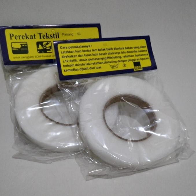 perekat tekstil som - lem kain dua sisi