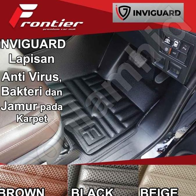 Kaet Mobil 3D PREMIUM BLACK Frontier Toyota New AVANZA 2016-UP