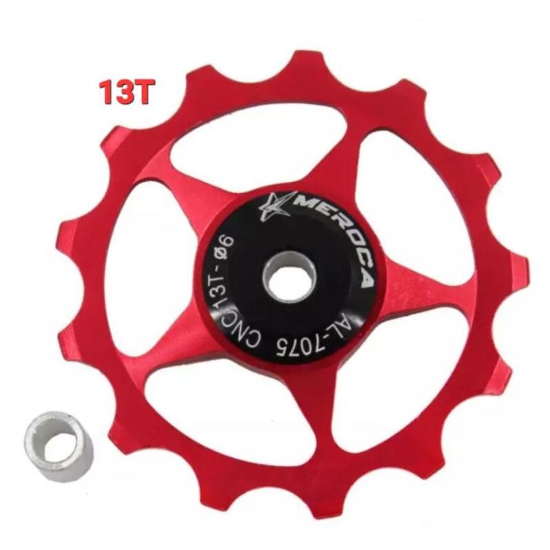 Premium Meroca Pulley RD Bearing 13T Pullay RD Sepeda Lipat MTB Roadbike High Quality