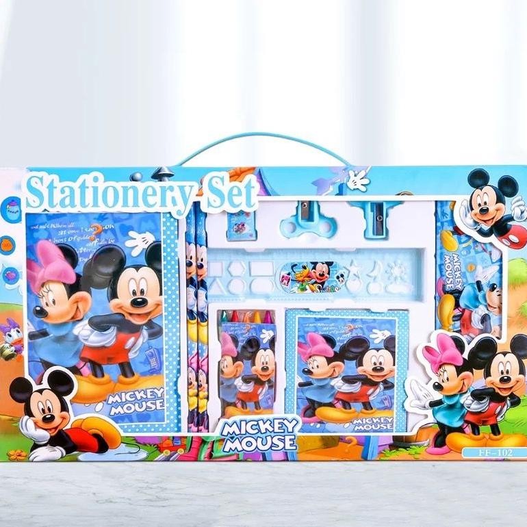 

[Kecil Stationary Alat Tulis Set 14 In 1 / Paket Alat Tulis Anak Motif Kartun Karakter Lucu Eqw-68