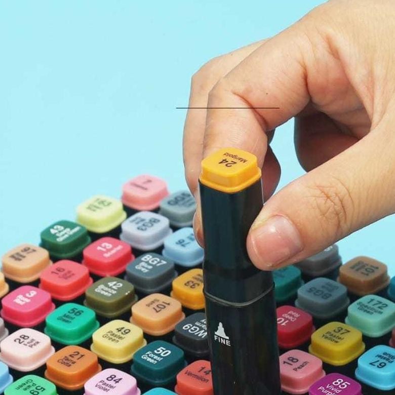 

Salt Mikado - Kp172 Spidol Warna Warni Sketsa Spidol Umum 1 Set Sketch Marker 2 Tip Touch Marker Spidol Anak 48 60 80 Warna I-81