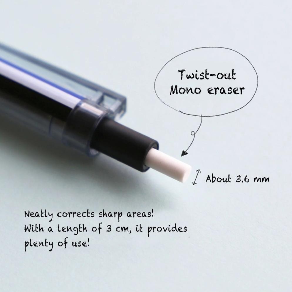 

Original Tombow Mono Graph Lite Mechanical Pencil For Precise Writing 0.3Mm 0.5Mm Monograph Pensil Mekanik In-129