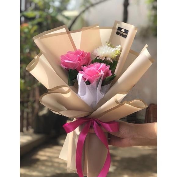 Bisa Cod Buket Bunga Artificial | Bunga Wisuda| Free Kardus| Hadiah Ulang Tahun|Kado Sempro|Kado Ann