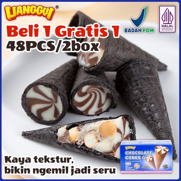 

[Halal] Lianggui Roll Isi Lezat, Kue Bulat Blaster Coklat! Makanan Ringan Harian & Hari Raya, Beli 12 Gratis 12 Super Worth, 240G Penuh Kotak, Halal Untuk Dimakan