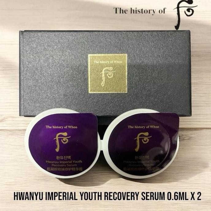 History Of Whoo Hwanyu Imperial Youth Essence (Hwanyujinaek) 0.6Ml X2 Kualitas Terbaik Harga Termura