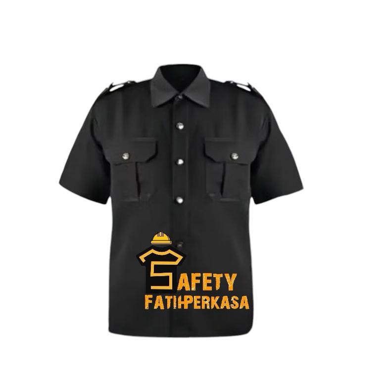 Promo.. Baju Safari Security | Seragam Safari Satpam | Seragam Safari Lengan Pendek Panjang | Seraga