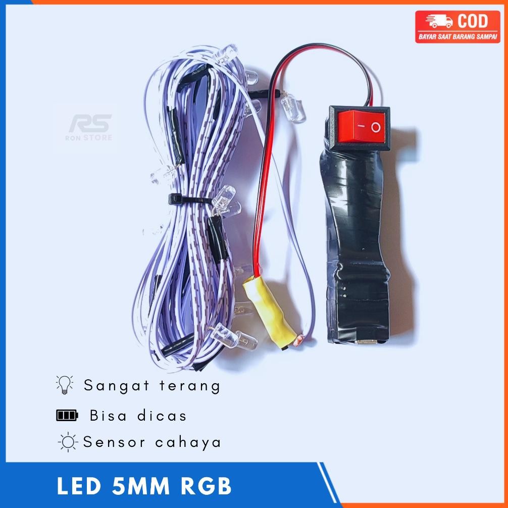 Lampu Led Layangan 3 Warna + Sensor Cahaya Kualitas Terjamin (Grade B)