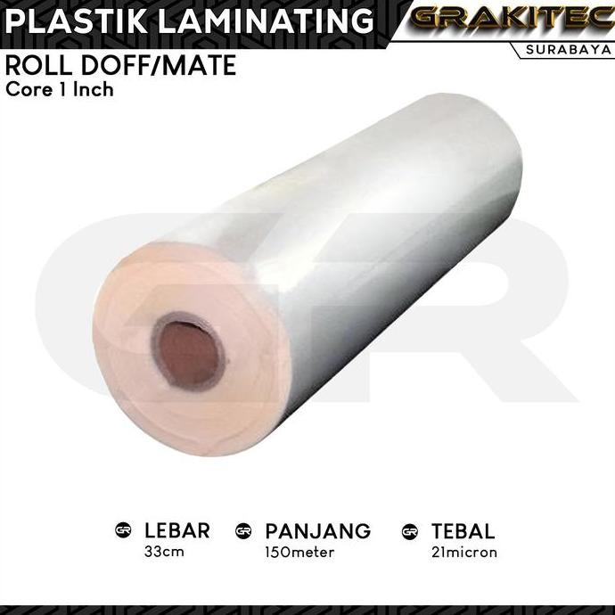 

''Terlaris" Plastik Laminating Roll 33 Cm X 200 M 28 Mic Doff / Glossy (Surabaya) Murah
