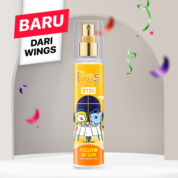Fres & Natural Spray Cologne BT 21 Yellow In Luv Botol 100 ml x2 - Gambar 4