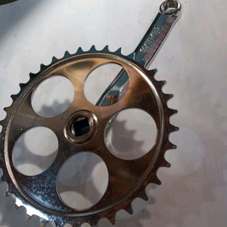 Termurah Single Crank 36T As Kotak Warna Chroome If56